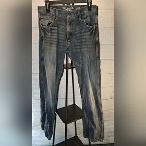 Wrangler Retro Men's Slim Straight Fit Blue Jeans 32x32